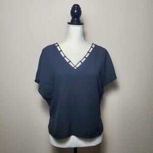 Cooper and Ella Black Crop Top Small